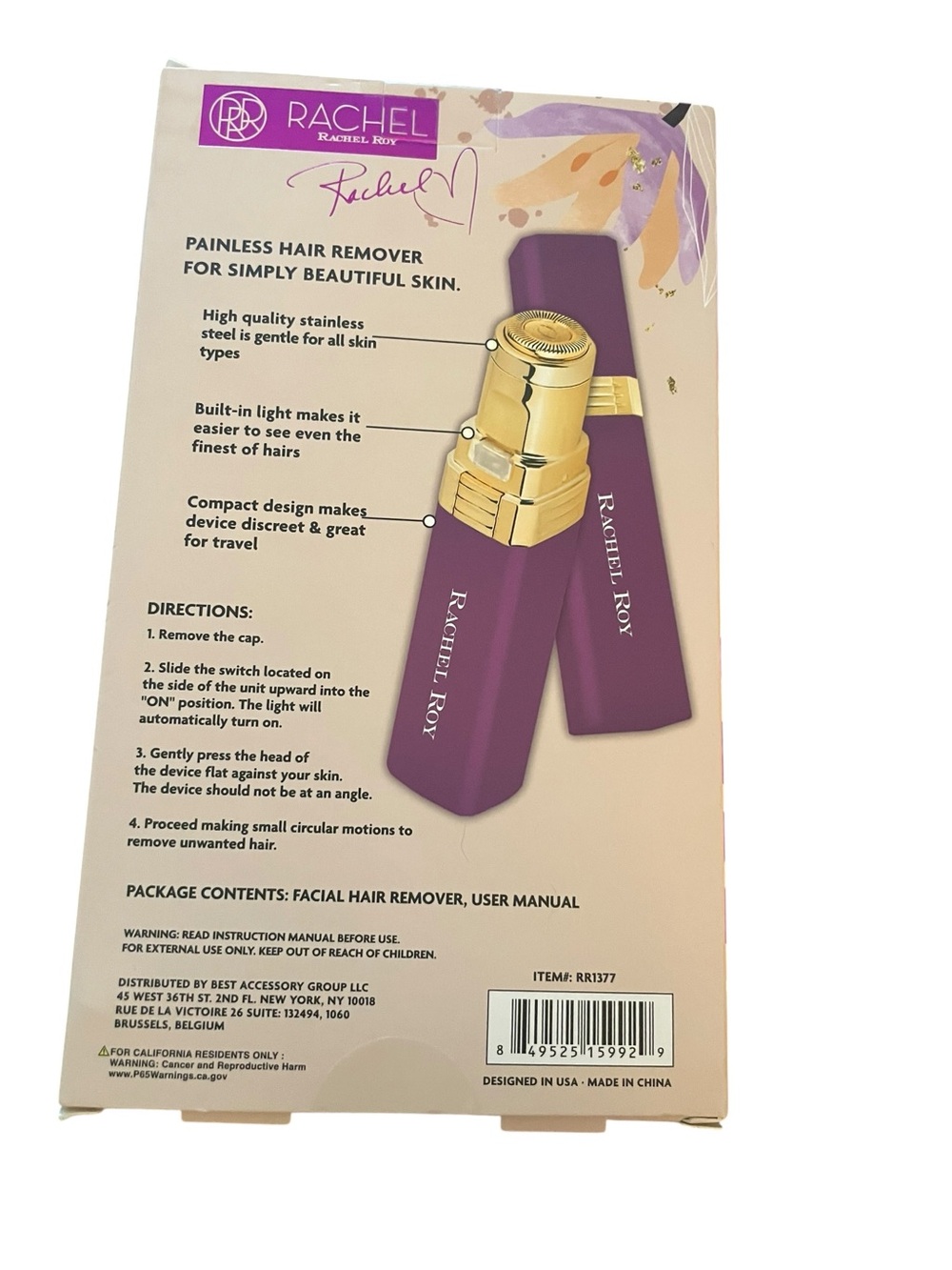 Rachel Roy Facial Hair Remover NWT - Picture 2 of 4